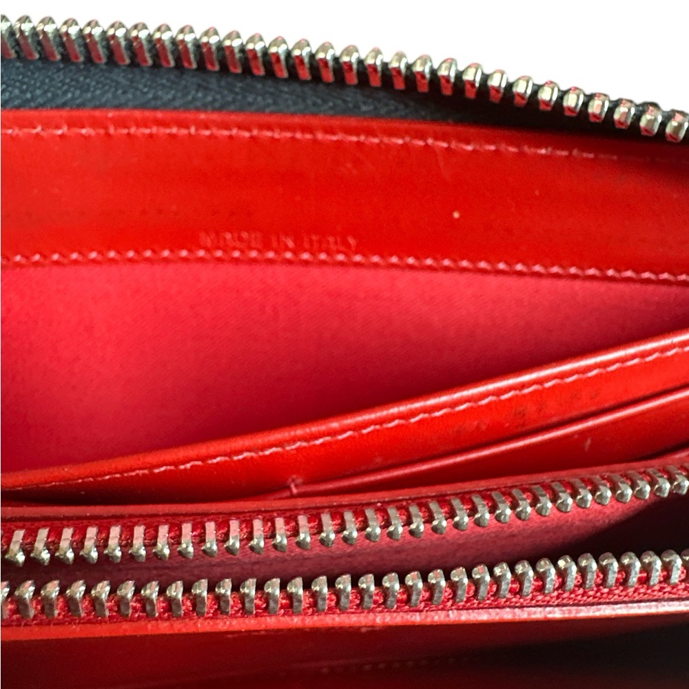 #2505 CHRISTIAN LOUBOUTIN studding long zip wallet - Picture 12 of 13